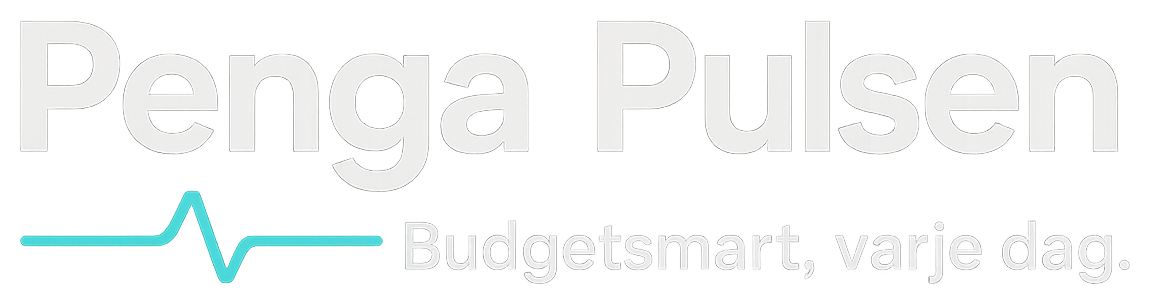 Penga Pulsen. Budgetsmart, varje dag.